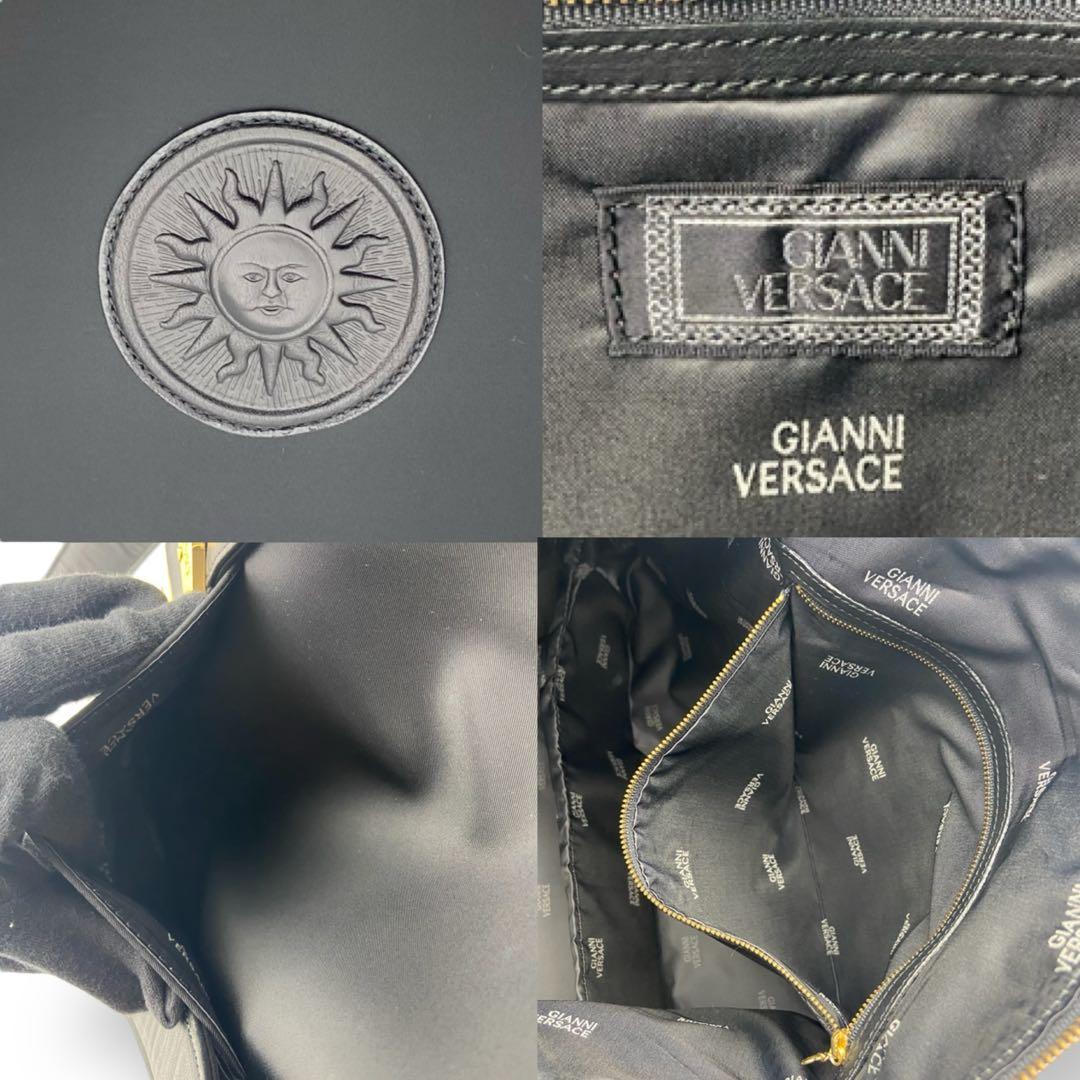 美品 ジャンニヴェルサーチ ボストンバッグ トートバッグ 太陽神 サンバースト