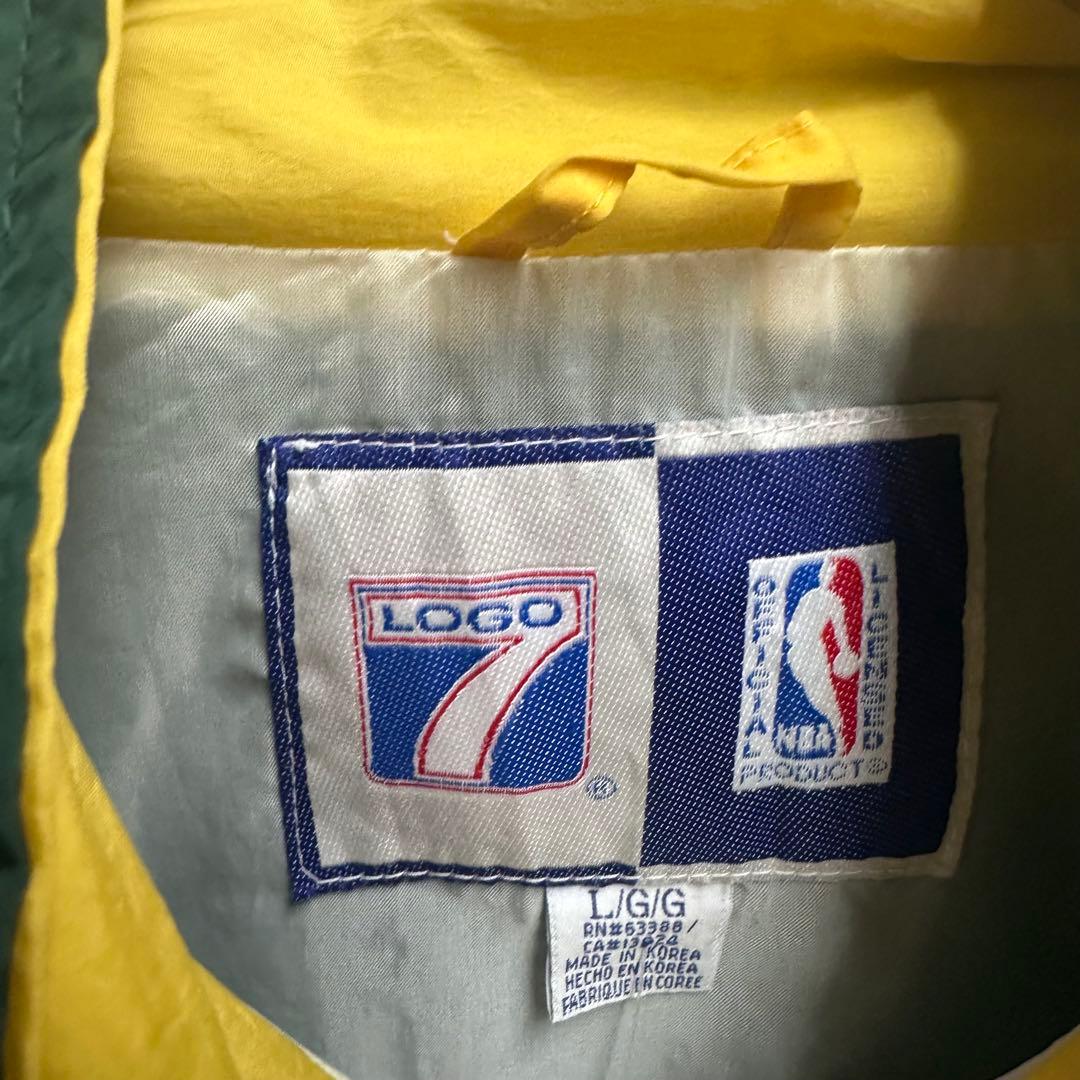 LOGO7 NBA 90s シアトル　スーパーソニックス　ナイロンジャケット