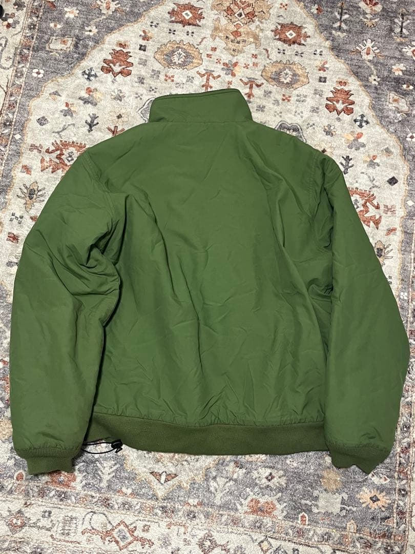 L.L.BeanナイロンジャケットオリーブグリーンWarm-up Jacket