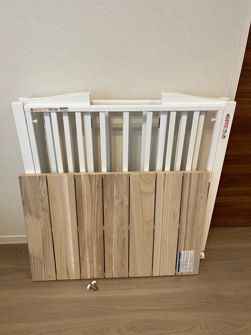 カトージ ミニベビーベッド 折りたたみ F（ホワイト）木製