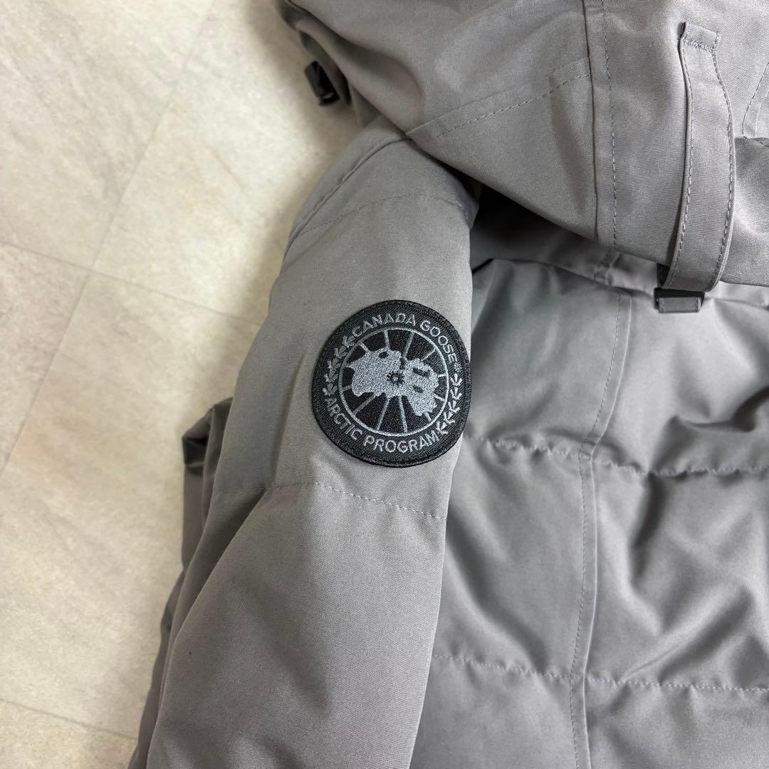 未使用級！カナダグース　最高峰ブラックレーベル　シェルバーンパーカダウン ファー