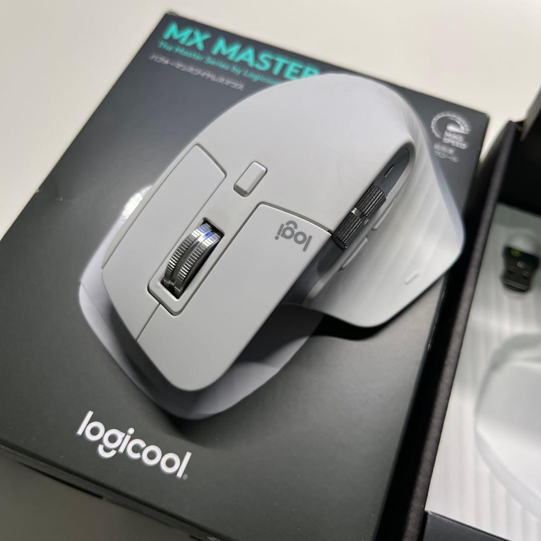 【美品】Logicool MX MASTER 3S ペイルグレー