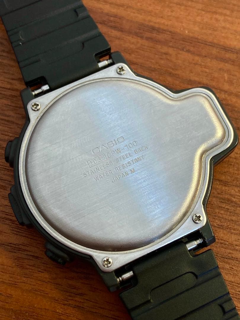 【極美品】CASIO CPW-100 90s デジタルコンパス　※本体のみ