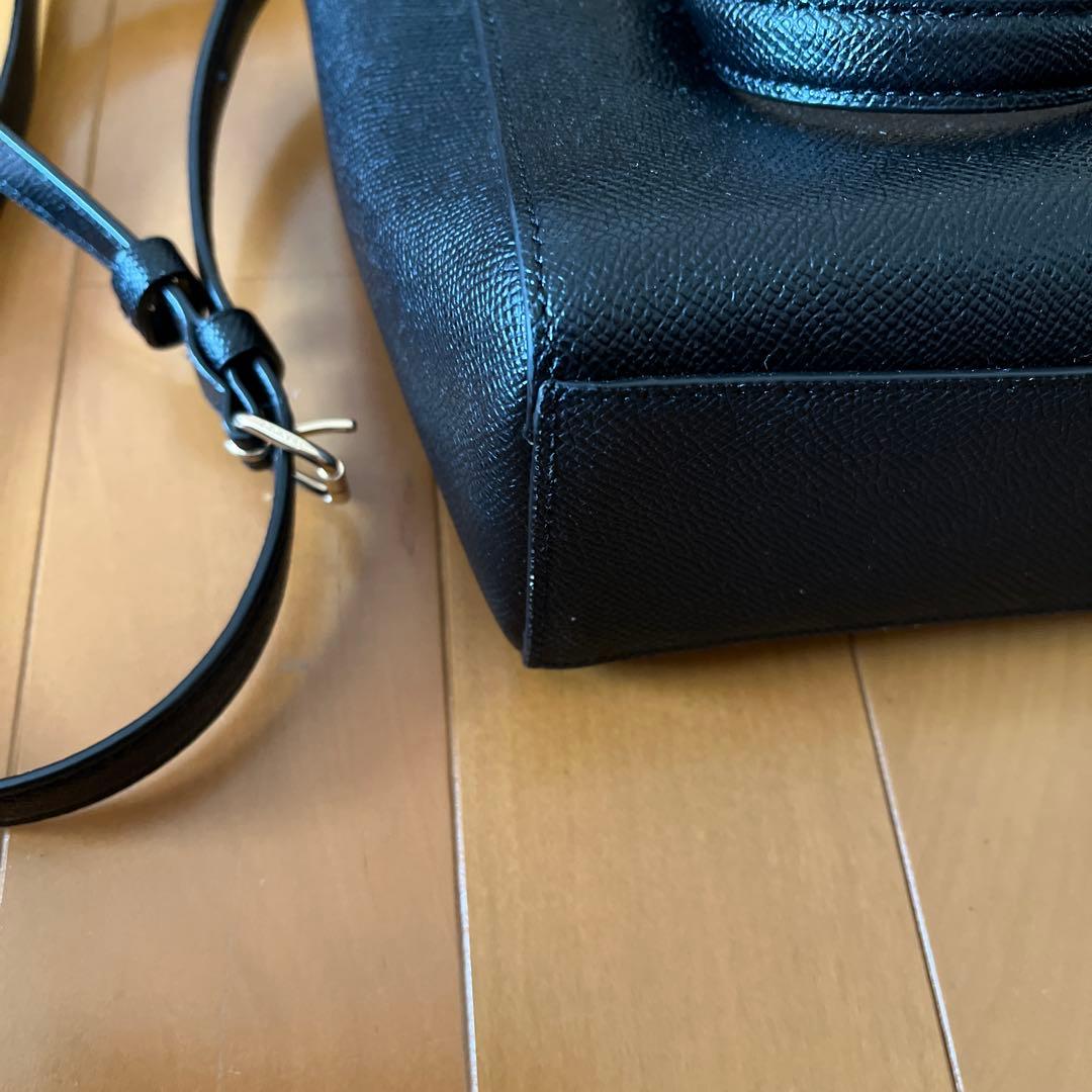 COACH ブラック ２Wayショルダーバッグ