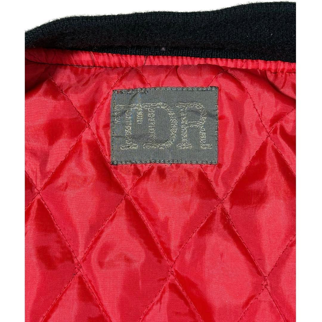 TDR 刺繍スカジャン ベロア 別珍 ブラック