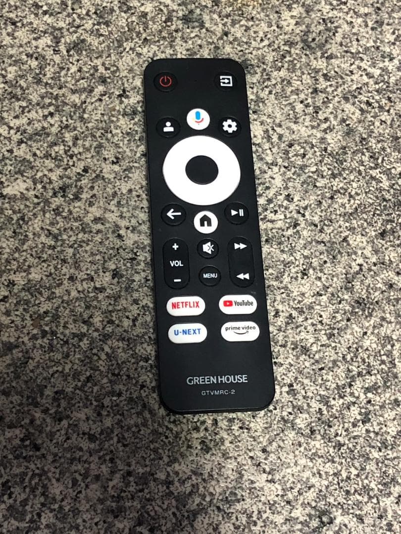 動作OK GREEN HOUSE 43型チューナーレススマートテレビ