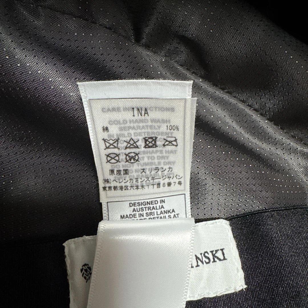 ヘレンカミンスキー ベロア調　キャップ　カーキ　ダークグリーン　未使用