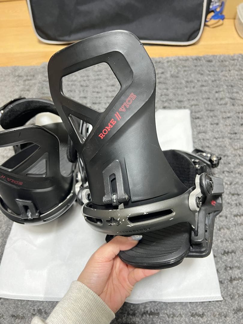 ROME SDS VICEスノーボード ビンディング ブラック