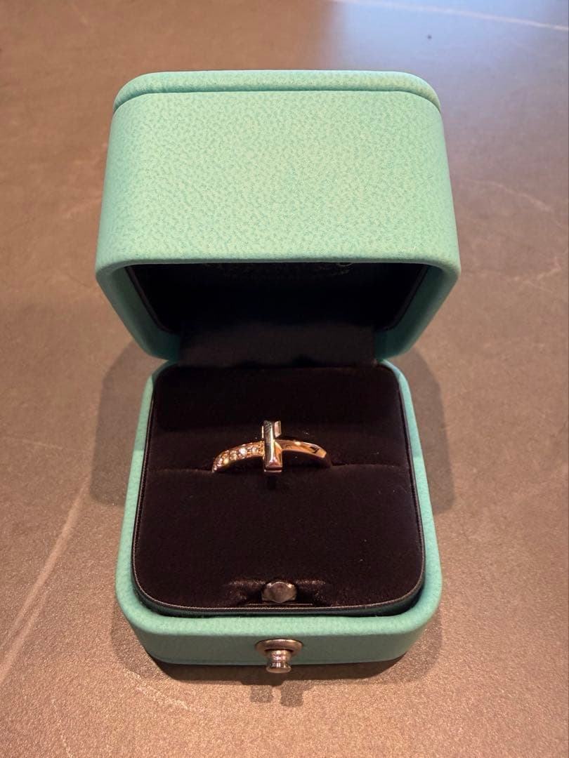 Tiffany & Co. ティファニー　Tワンリング　8号【新品仕上げ済】