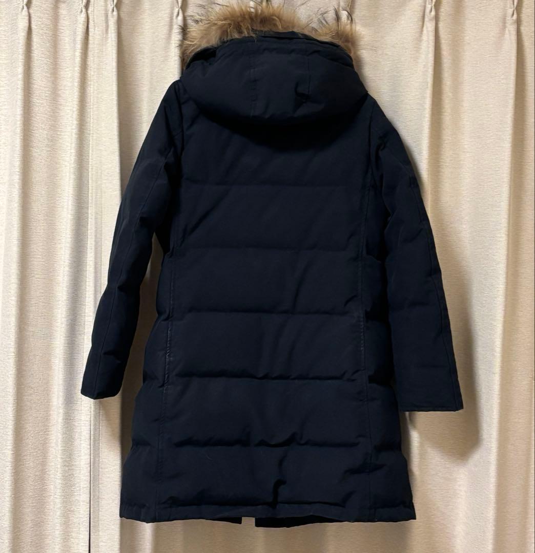 DANTON レディースロングダウン ネイビー 36