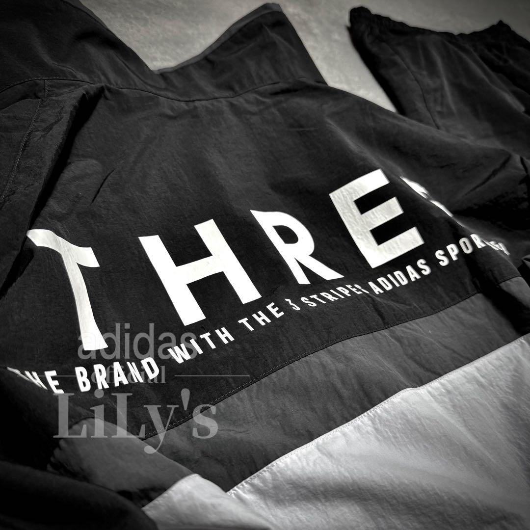 adidas上下セットアップ　Ｌサイズ　ウーブン　25新作　定価18,040円