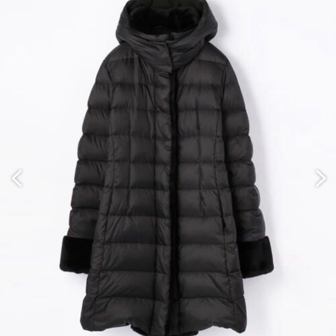 Ballsey ボールジィ　ライトダウンコンビ フーデットコート 36 黒