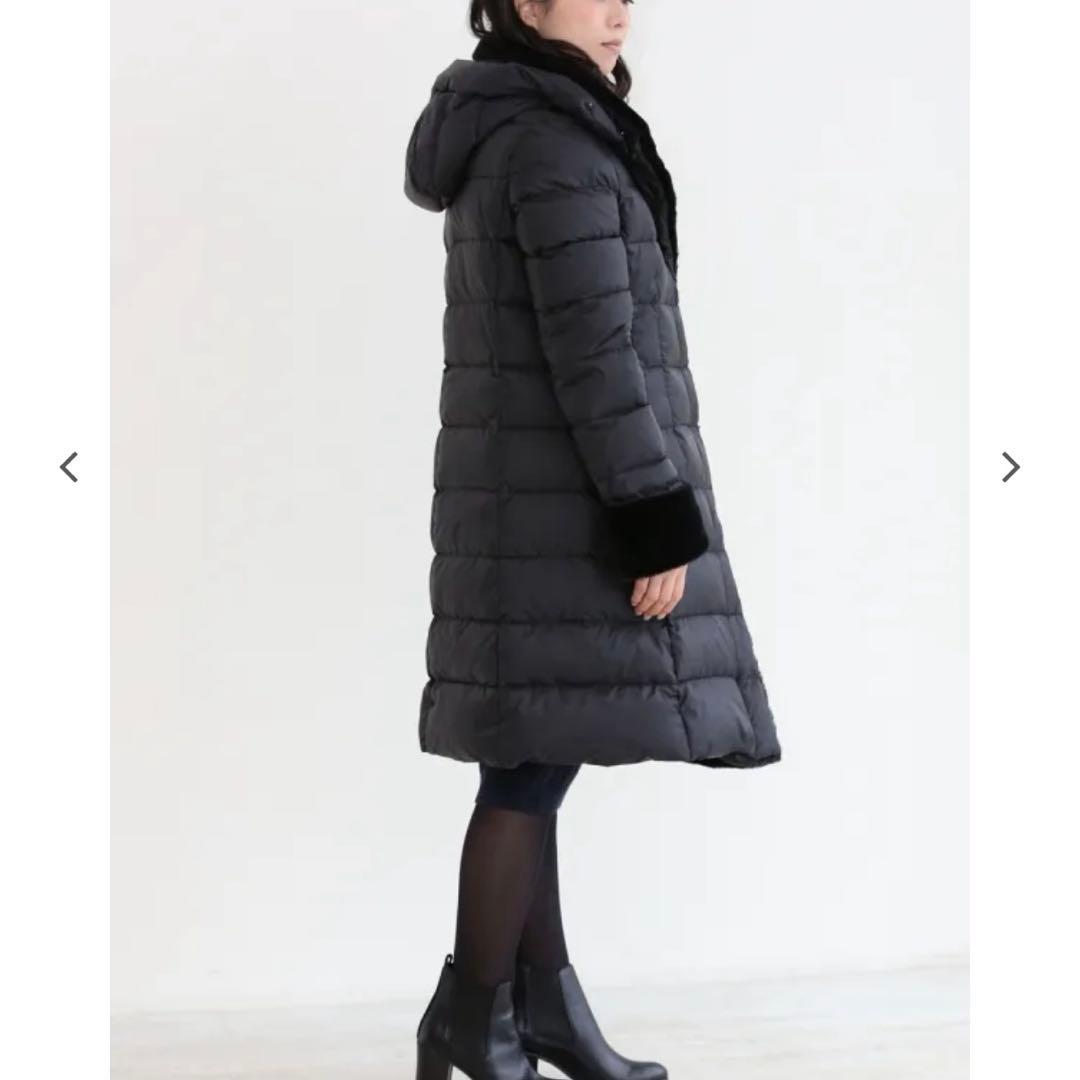 Ballsey ボールジィ　ライトダウンコンビ フーデットコート 36 黒