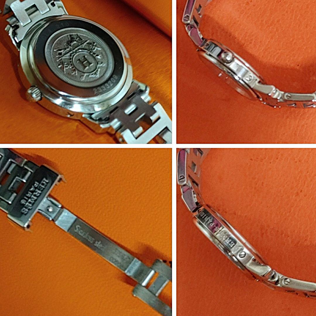 natsuエルメス時計ナクレシェル新品電池新品仕上げ正常稼働品/レディース