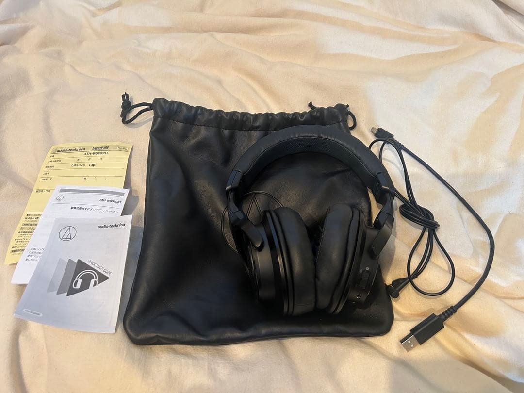 audio technica ワイヤレスヘッドホン/ ATH-WS990BT
