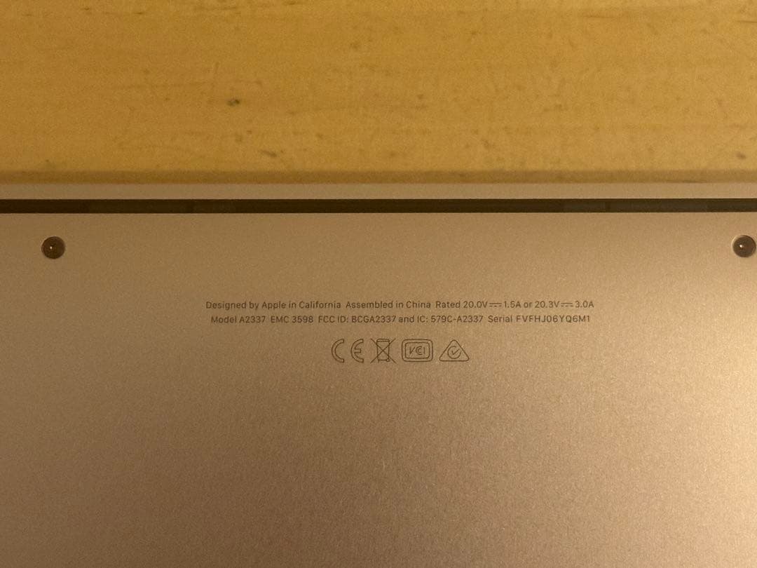 MacBook Air M1 2020 16GB 1TB ゴールド