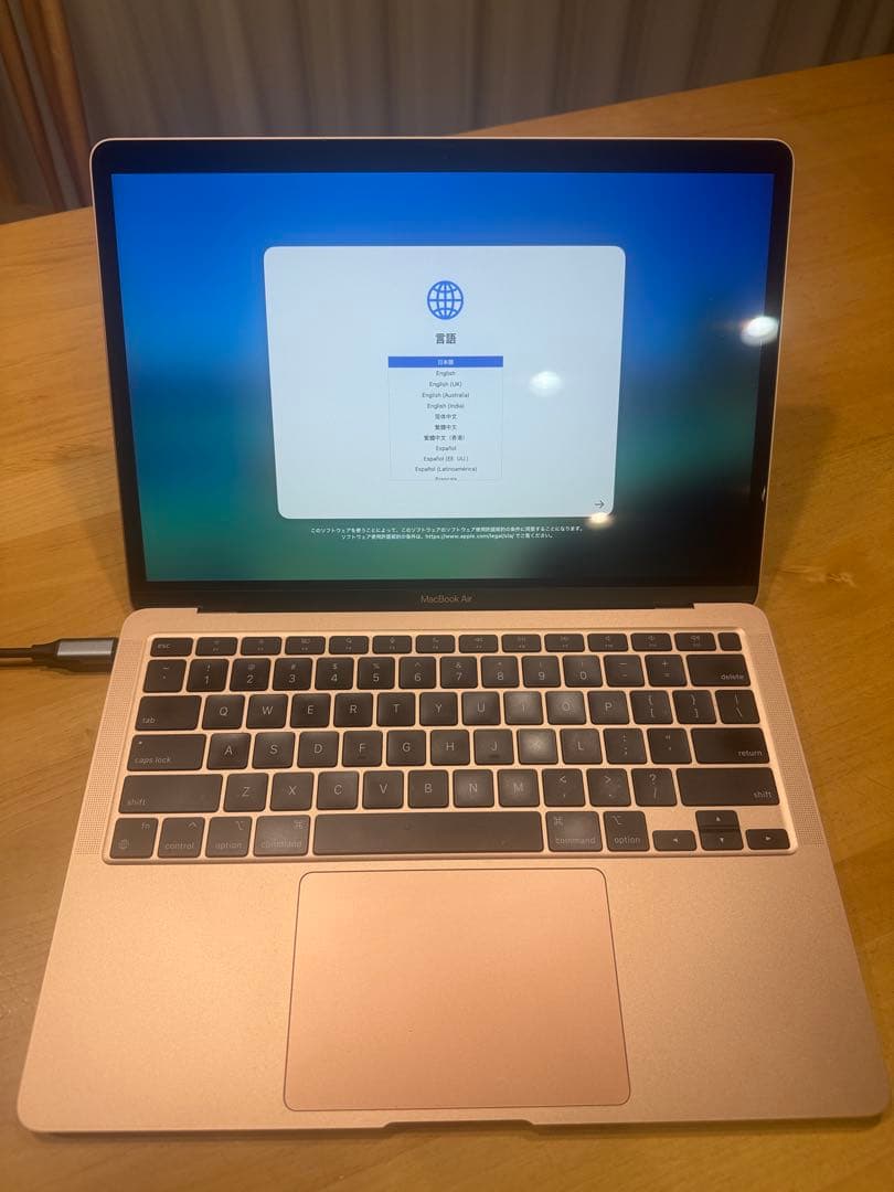 MacBook Air M1 2020 16GB 1TB ゴールド