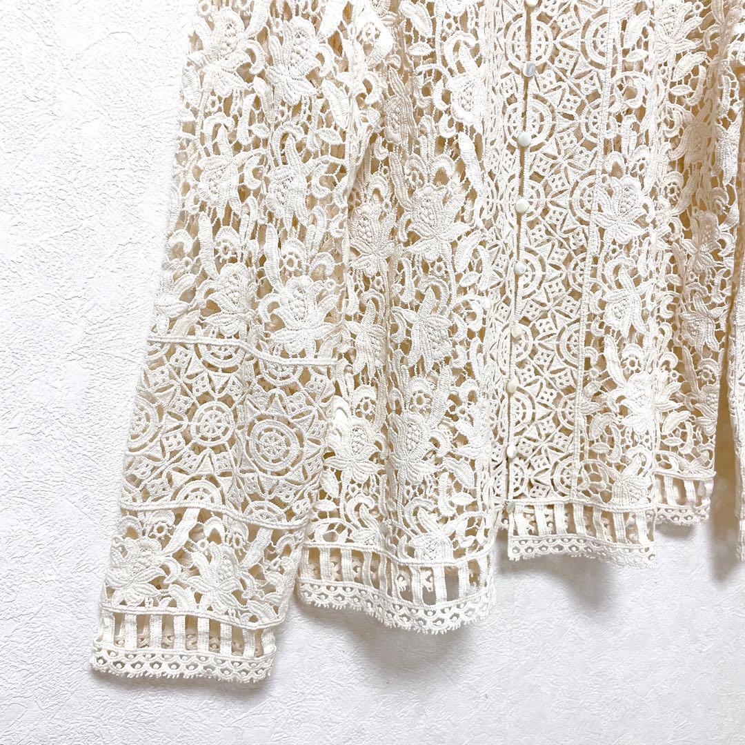 未使用タグ付き✨ トゥモローランド/マカフィー レース ブラウス