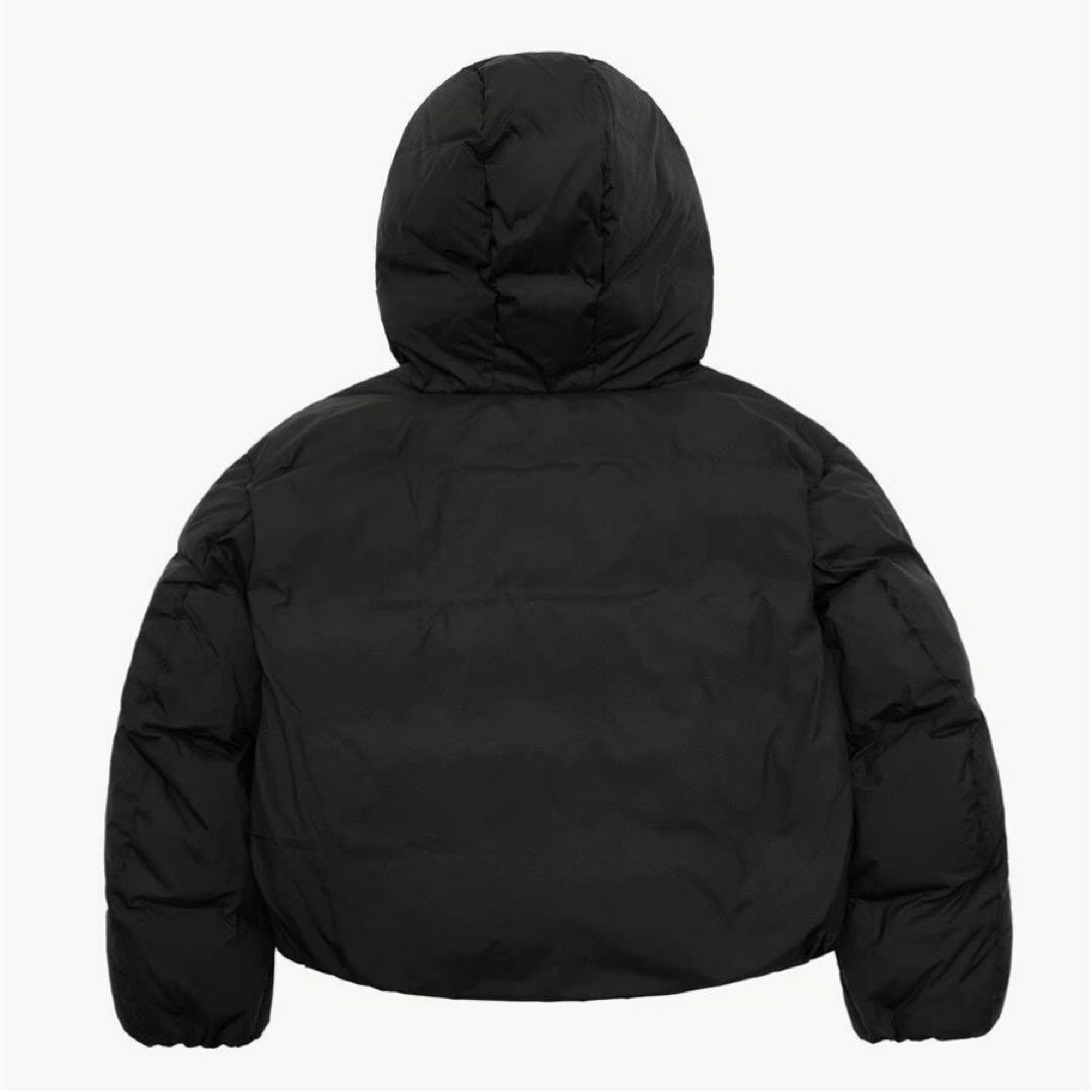 AMOMENTO HOODED DOWN PUFFER ダウンジャケット 黒