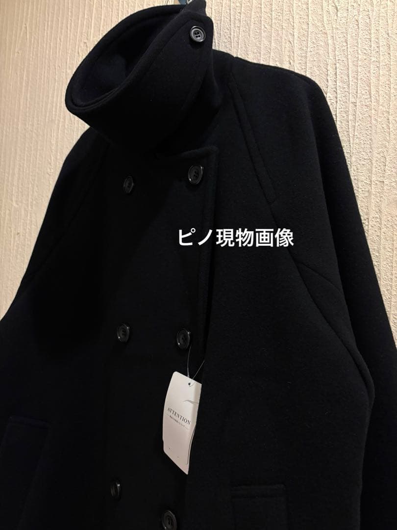 新品 黒38 大人気！S160スタンドカラーショートコート Spick＆Span