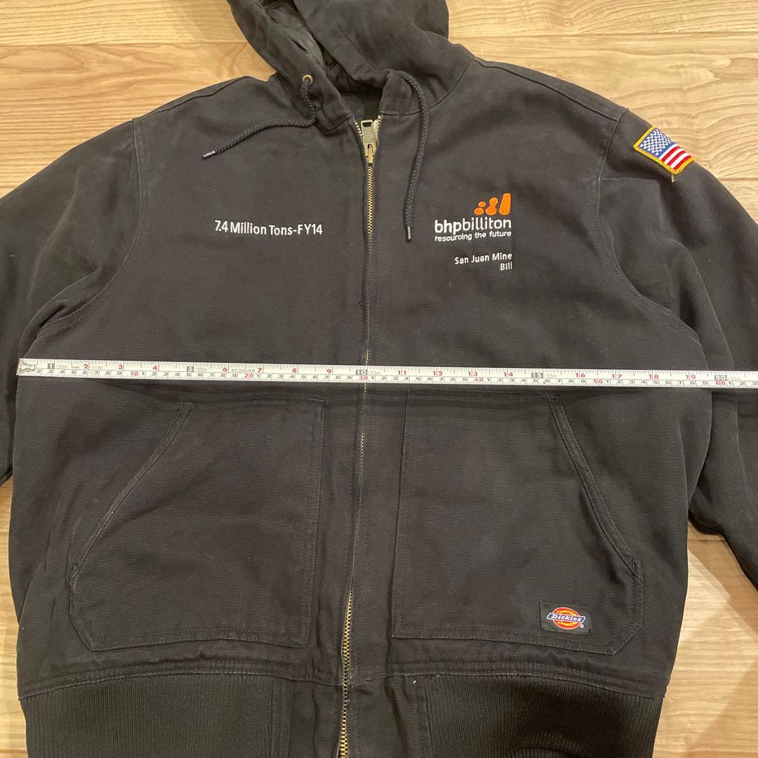 Dickies アクティブジャケット ダックジャケット 企業ロゴcarhartt