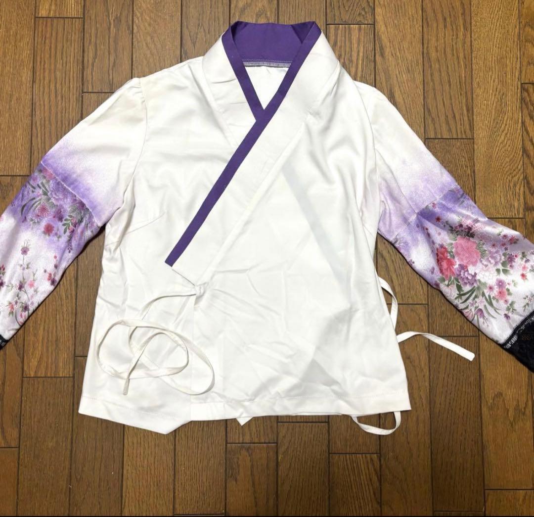 【値下げ】戦国無双３　ガラシャ　コスプレ衣装　ウィッグ　ブーツ付き