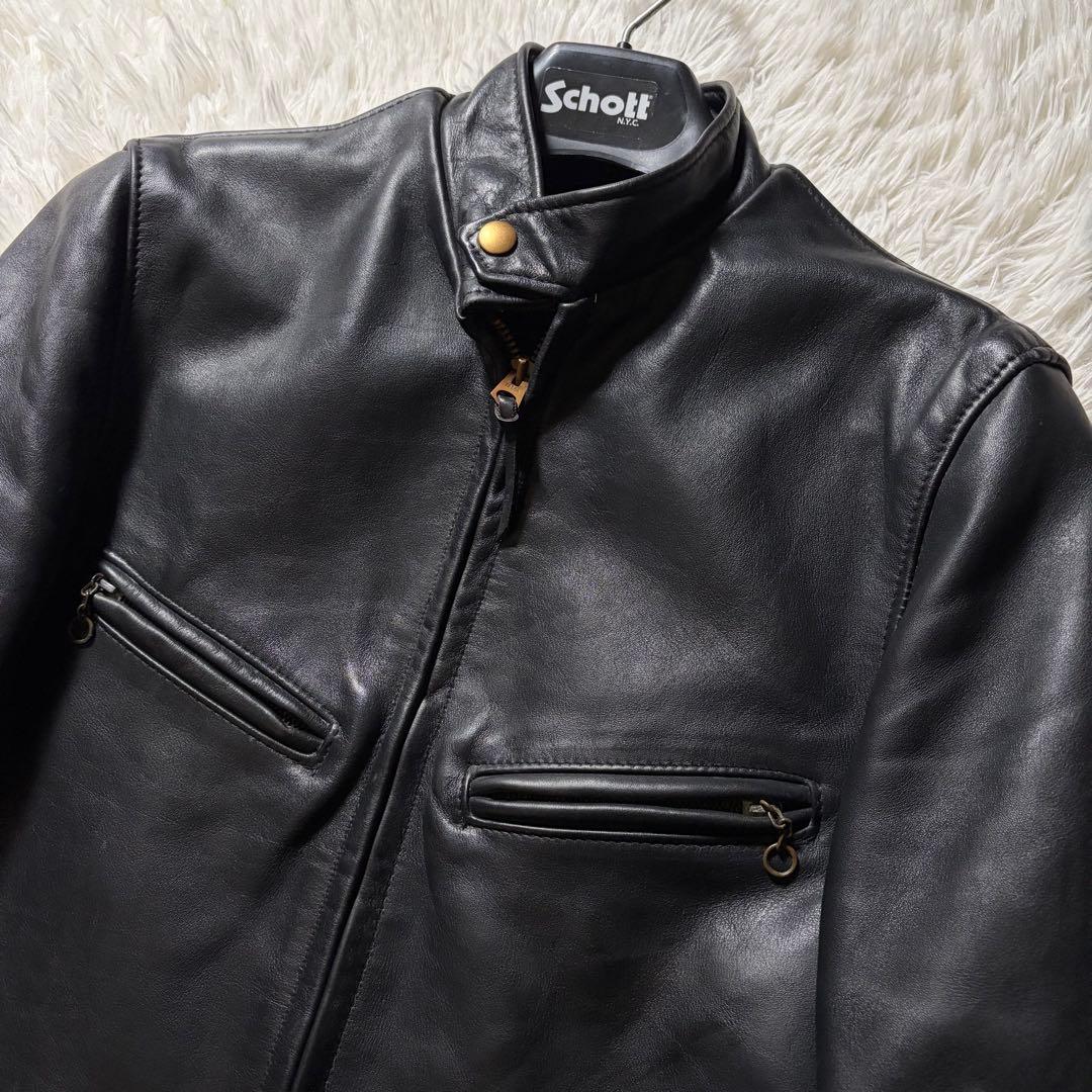 S*U様 希少モデル◎schott ライダースジャケット　641xx サボテンタ