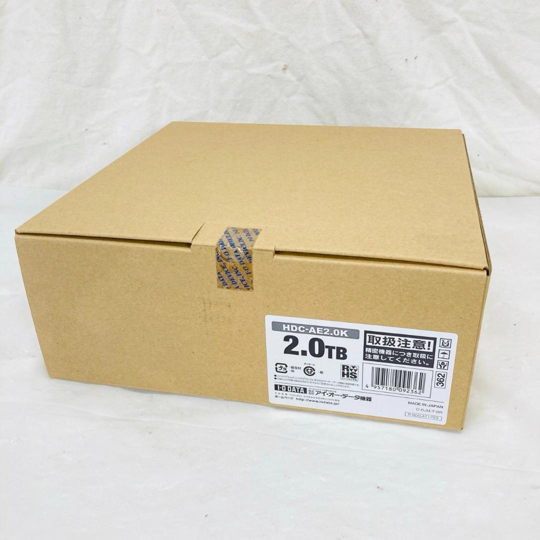 未開封 I・O DATA 2TB 外付けハードディスクHDDHDC-AE2.0K