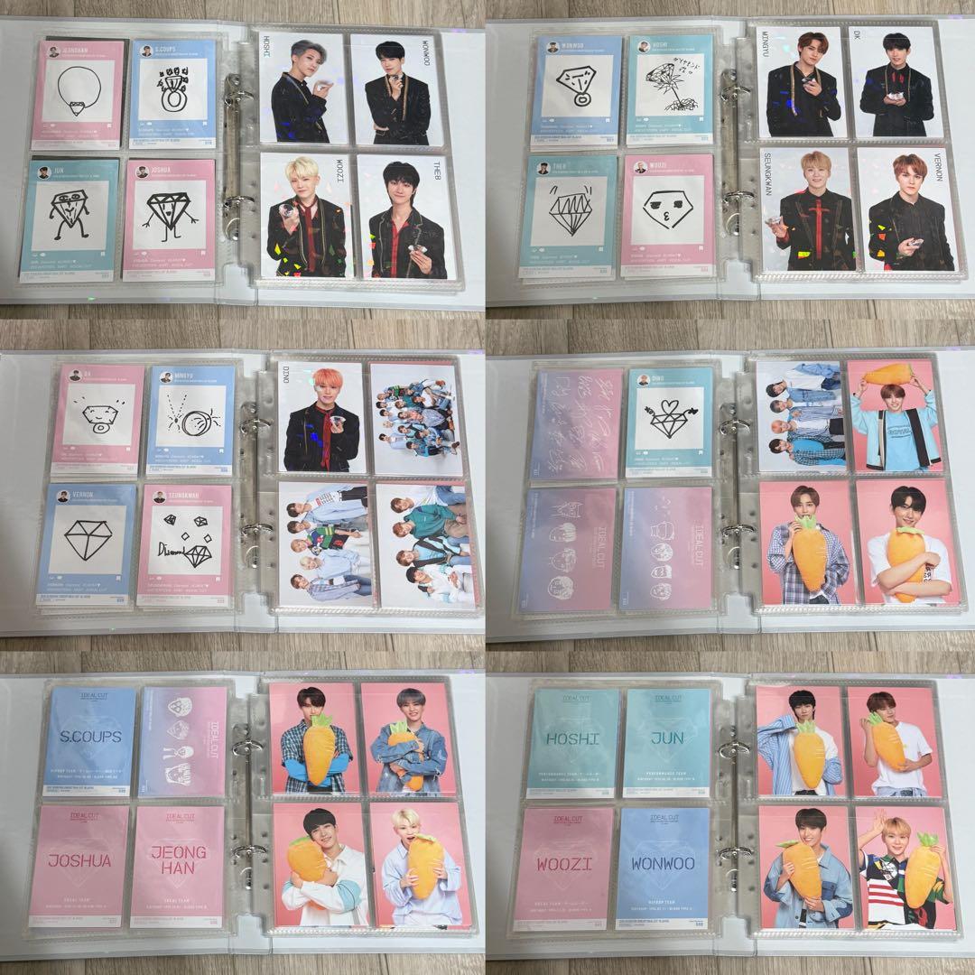SEVENTEEN IDEALCUT トレカファイル(トレカ88枚付)