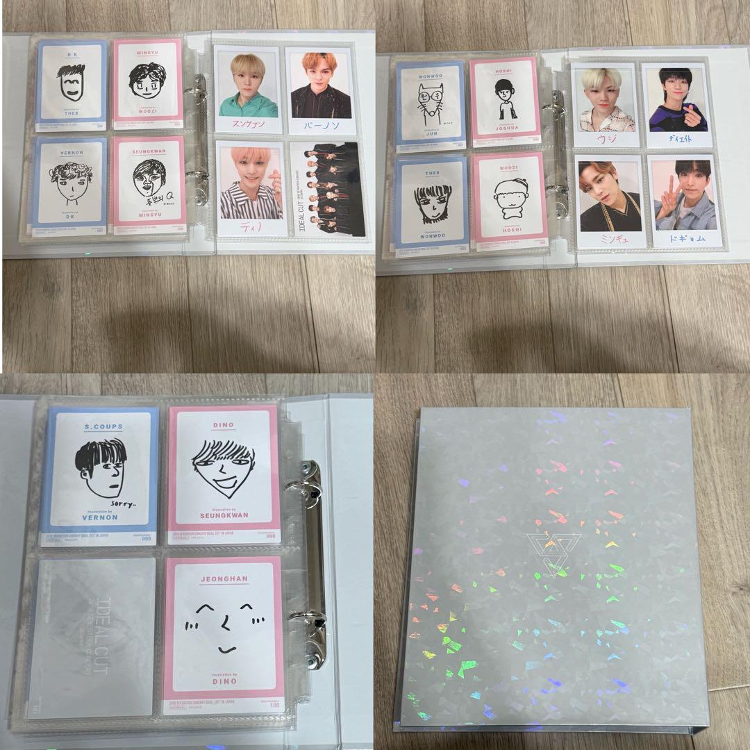 SEVENTEEN IDEALCUT トレカファイル(トレカ88枚付)