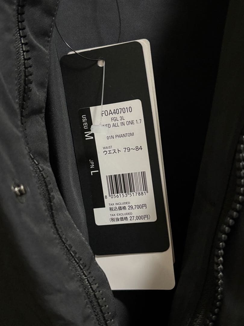 新品 OAKLEY ブラック スノーボード ビブパンツ Lサイズ オークリー防水