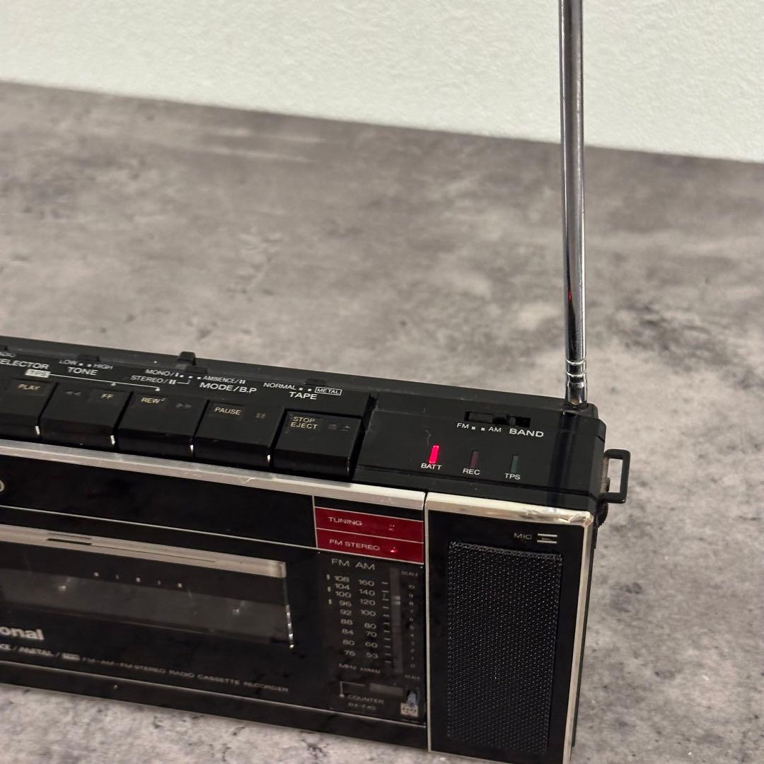 ナショナル National RX-F40 ラジカセ 昭和レトロ。