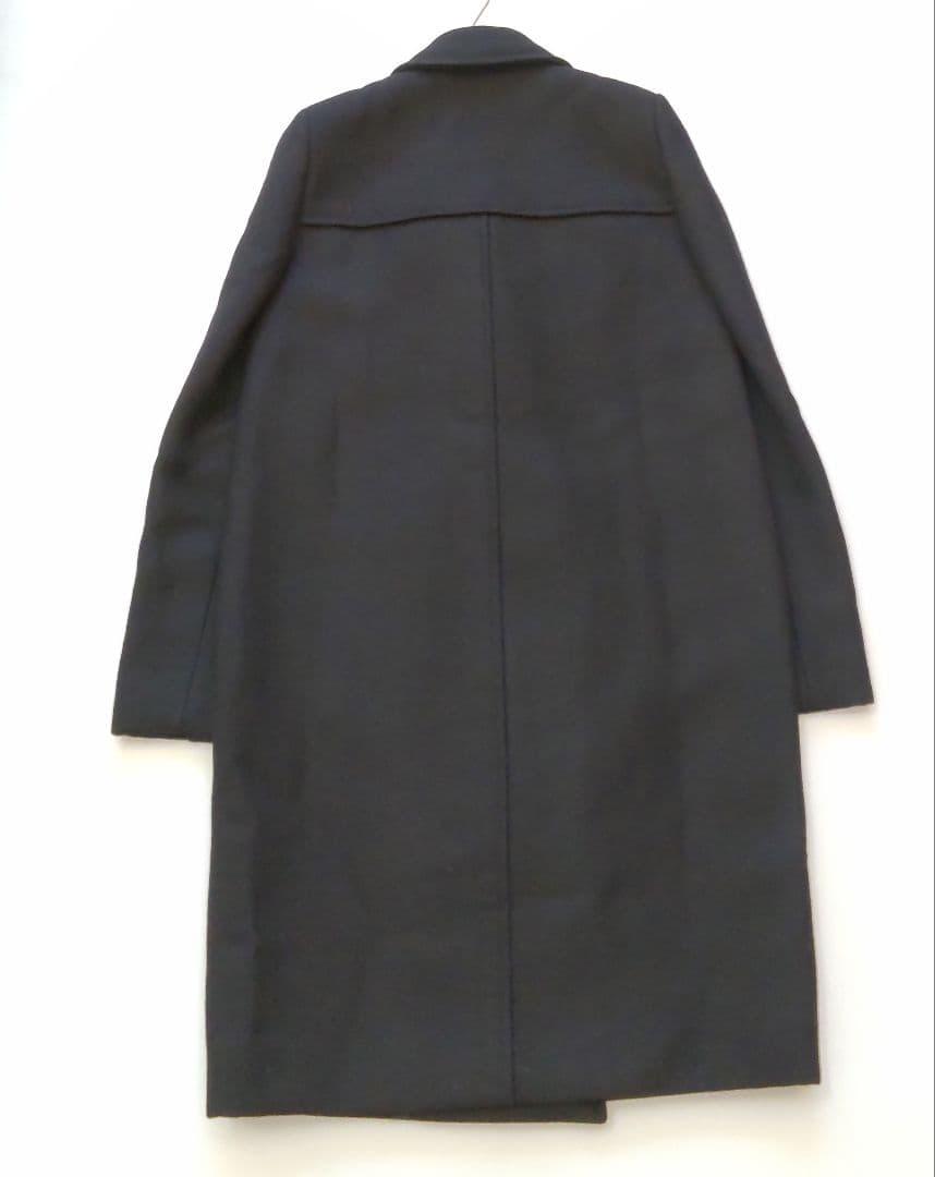 美品 ステラマッカートニー 定番 ダブル チェスターコート ブラック 38