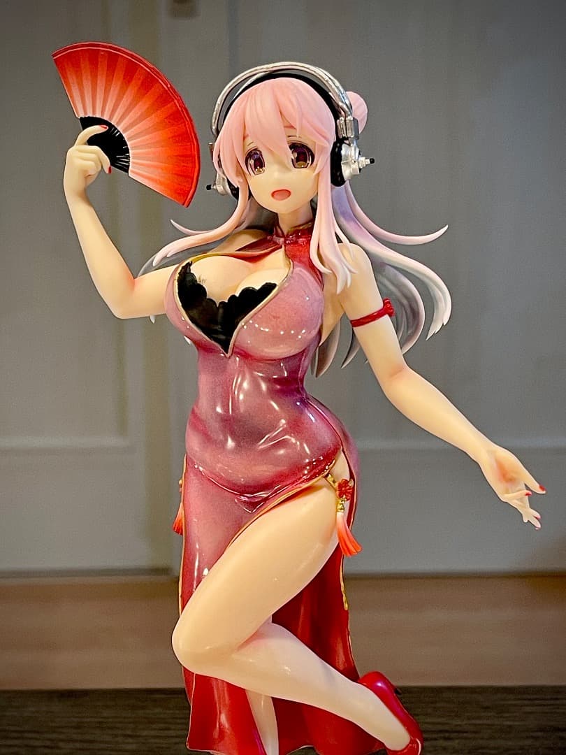 ふ*ち様 《リペイント》スーパーそに子 チャイナドレス フィギュア