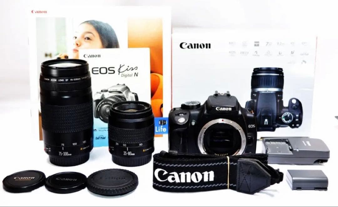 キャノン Canon kiss N☆初心者おススメ☆スマホに転送可☆一眼レフ