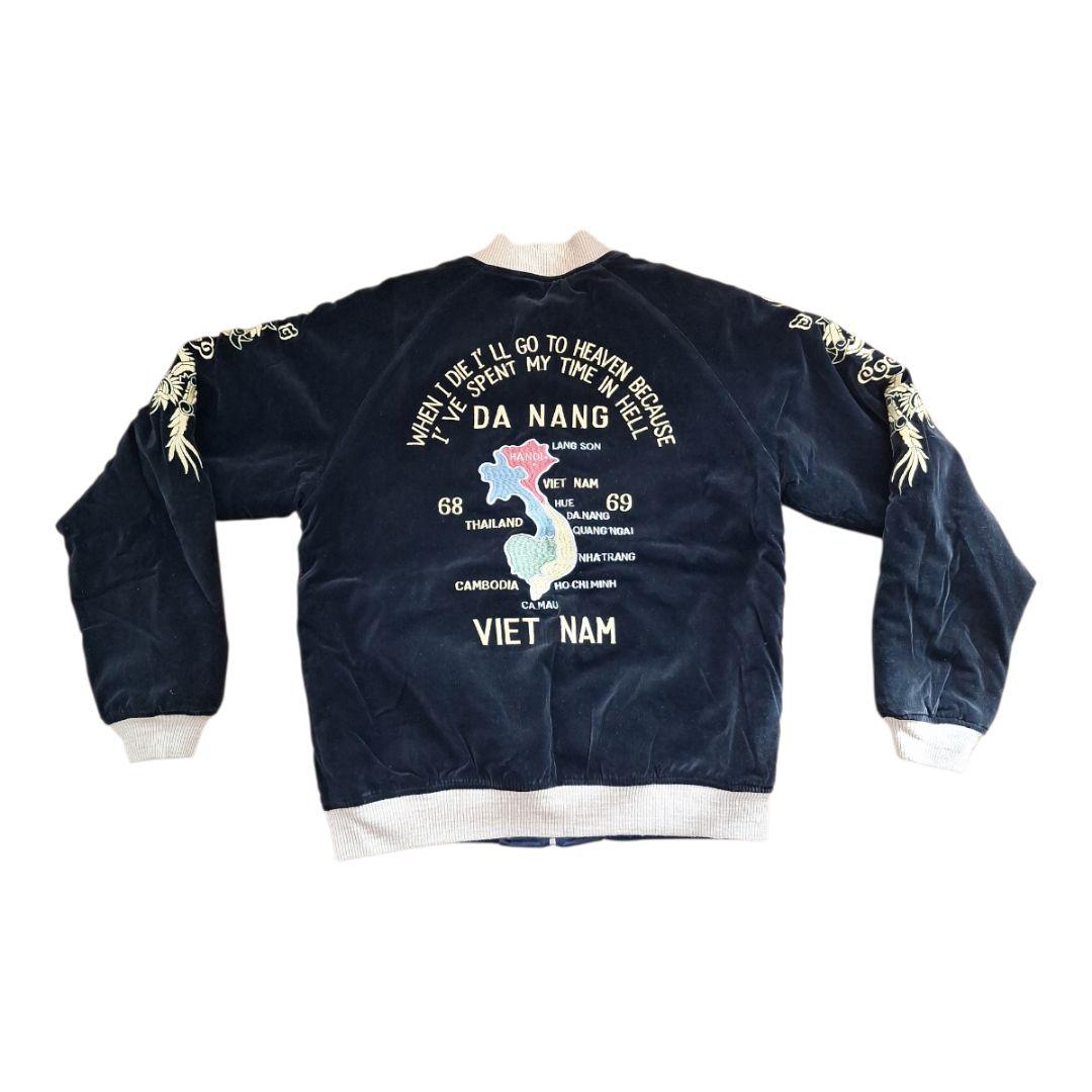 別珍 リバーシブルスカジャン