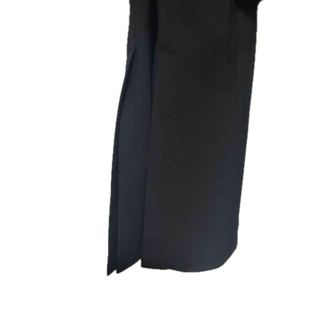 美品プラステスーツパンツセットアップブラック