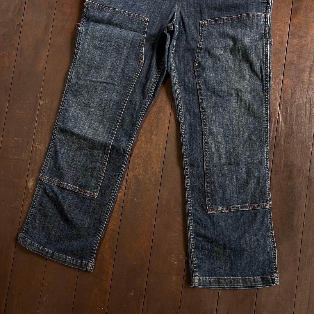 美品！！【Carhartt カーハート】デニムオーバーオール ダブルニー y2k