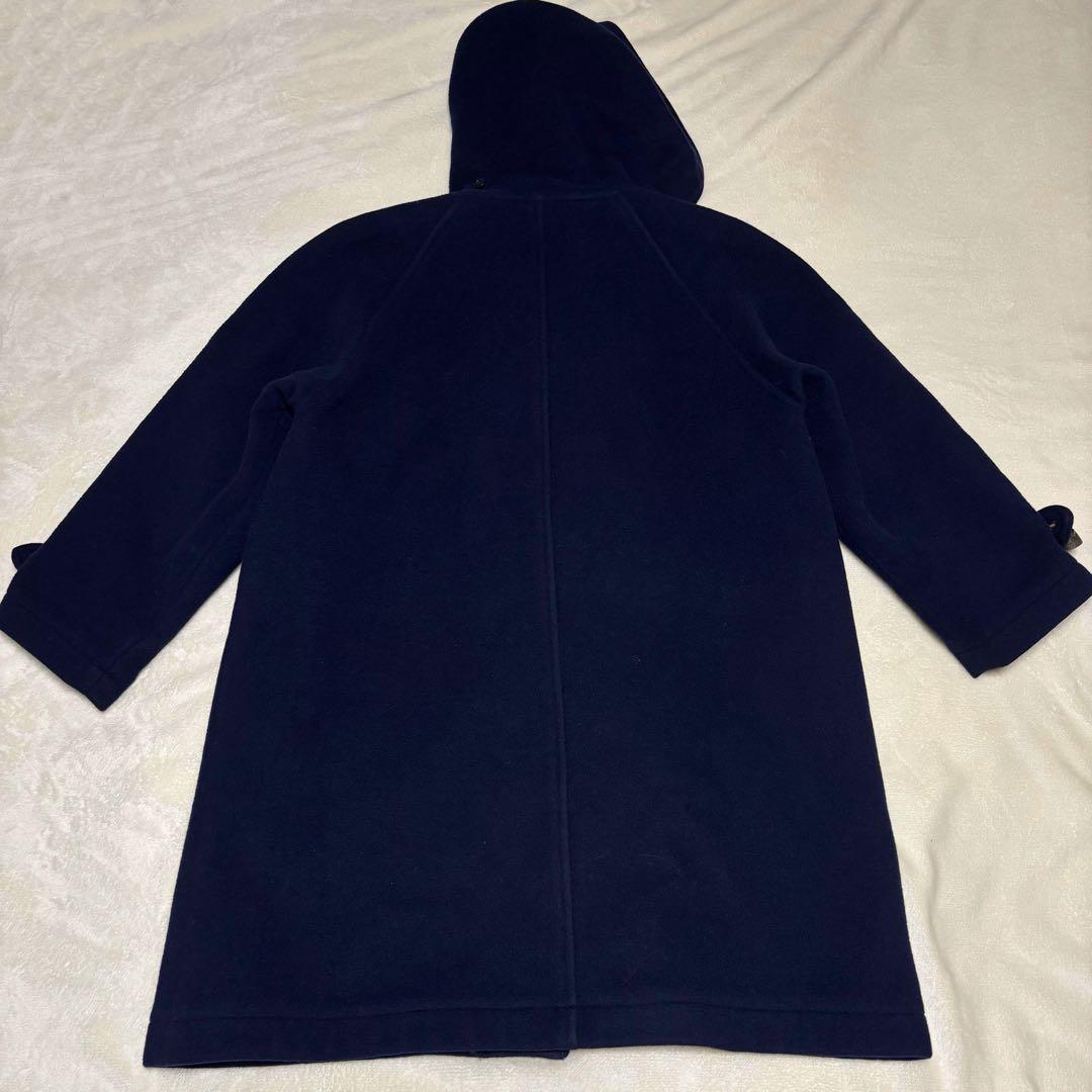 美品　バーバリー　ダッフルコート　ネイビー　チェック　キッズ　150 レディース