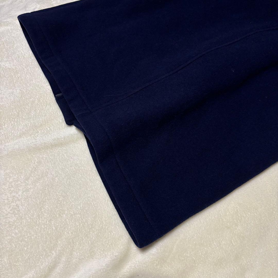 美品　バーバリー　ダッフルコート　ネイビー　チェック　キッズ　150 レディース