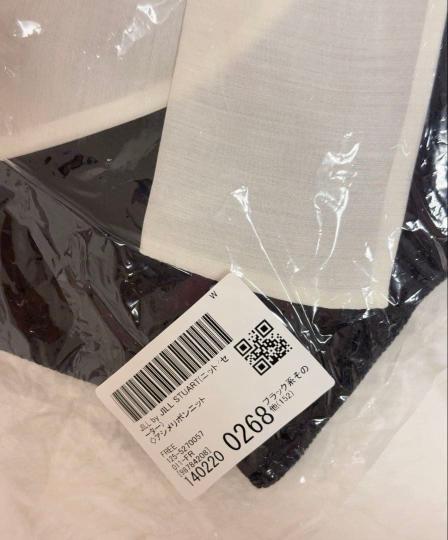 JILLbyJILLSTUART アシメリボンニット