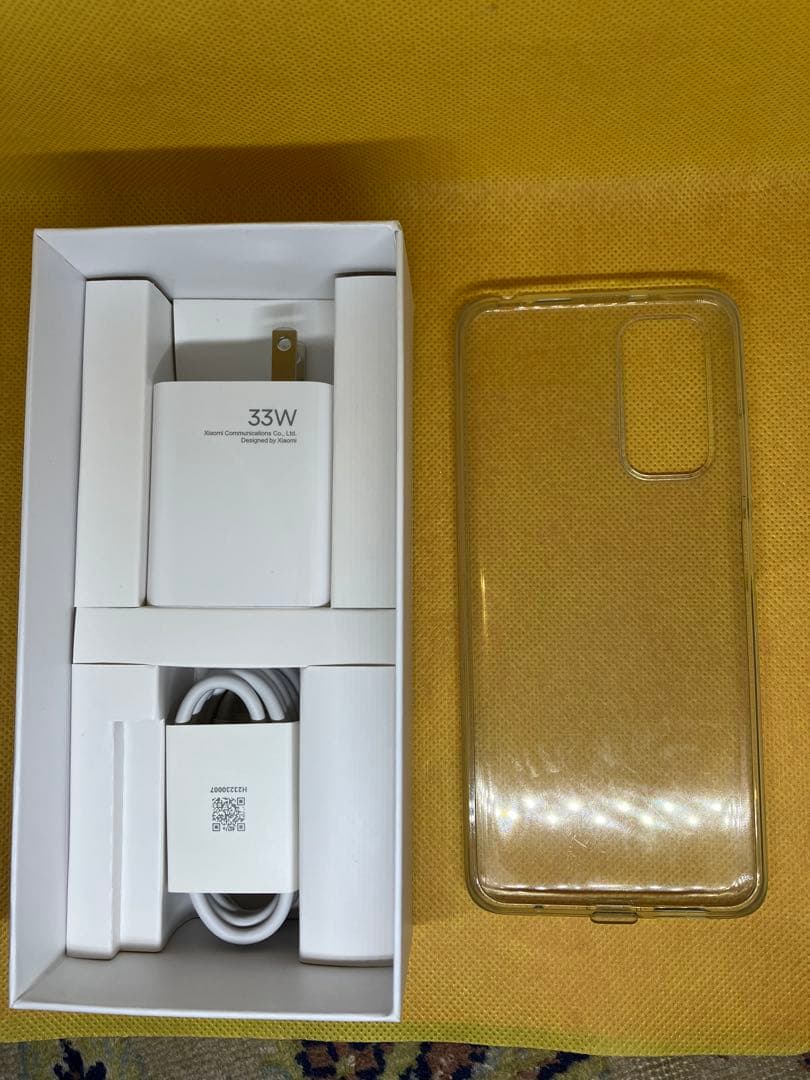 Xiaomi Redmi Note 11 黒 本体 箱、充電器ケーブル、ケース付