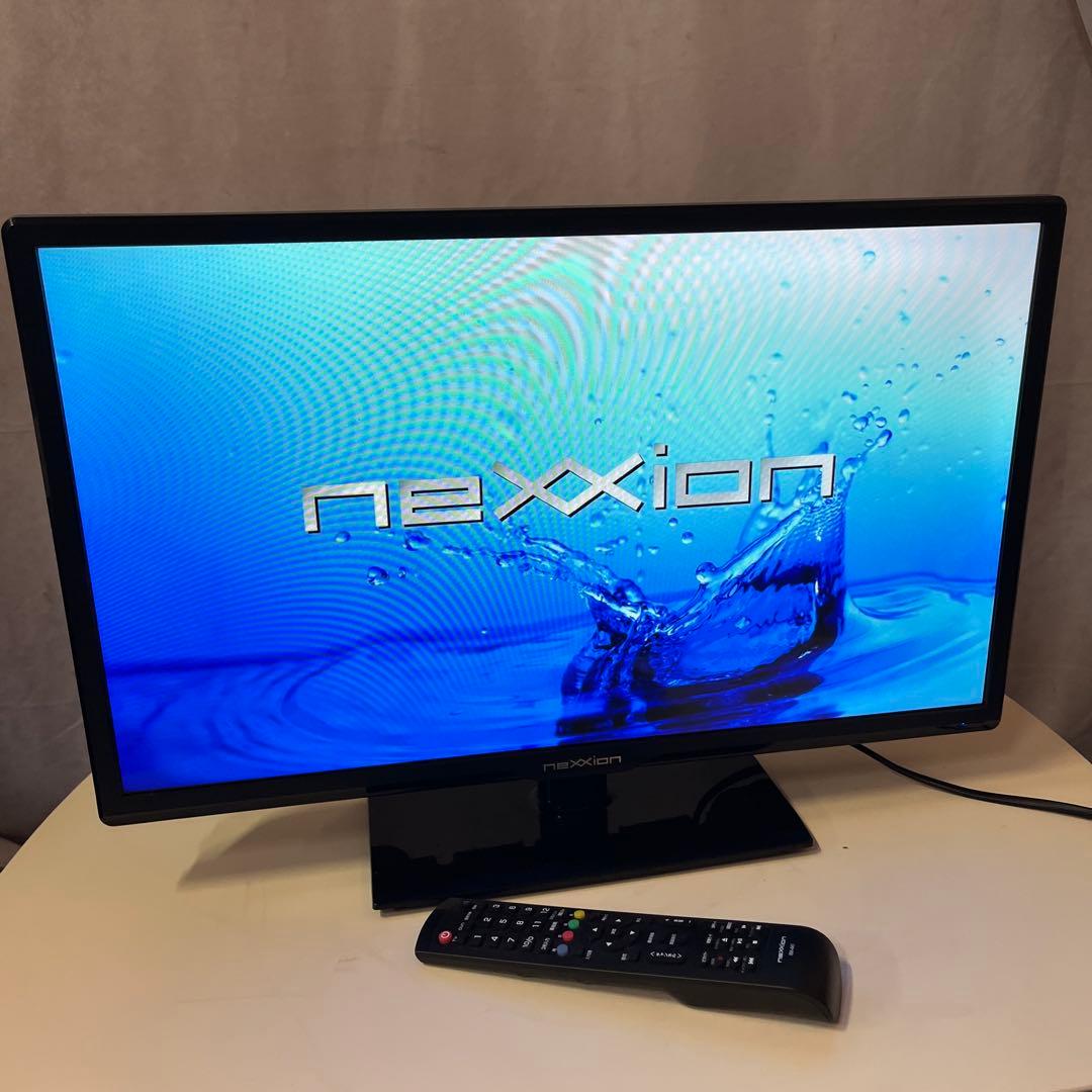nexxion 24V型 液晶テレビ DVDプレーヤー内蔵 20年製 リモコン付