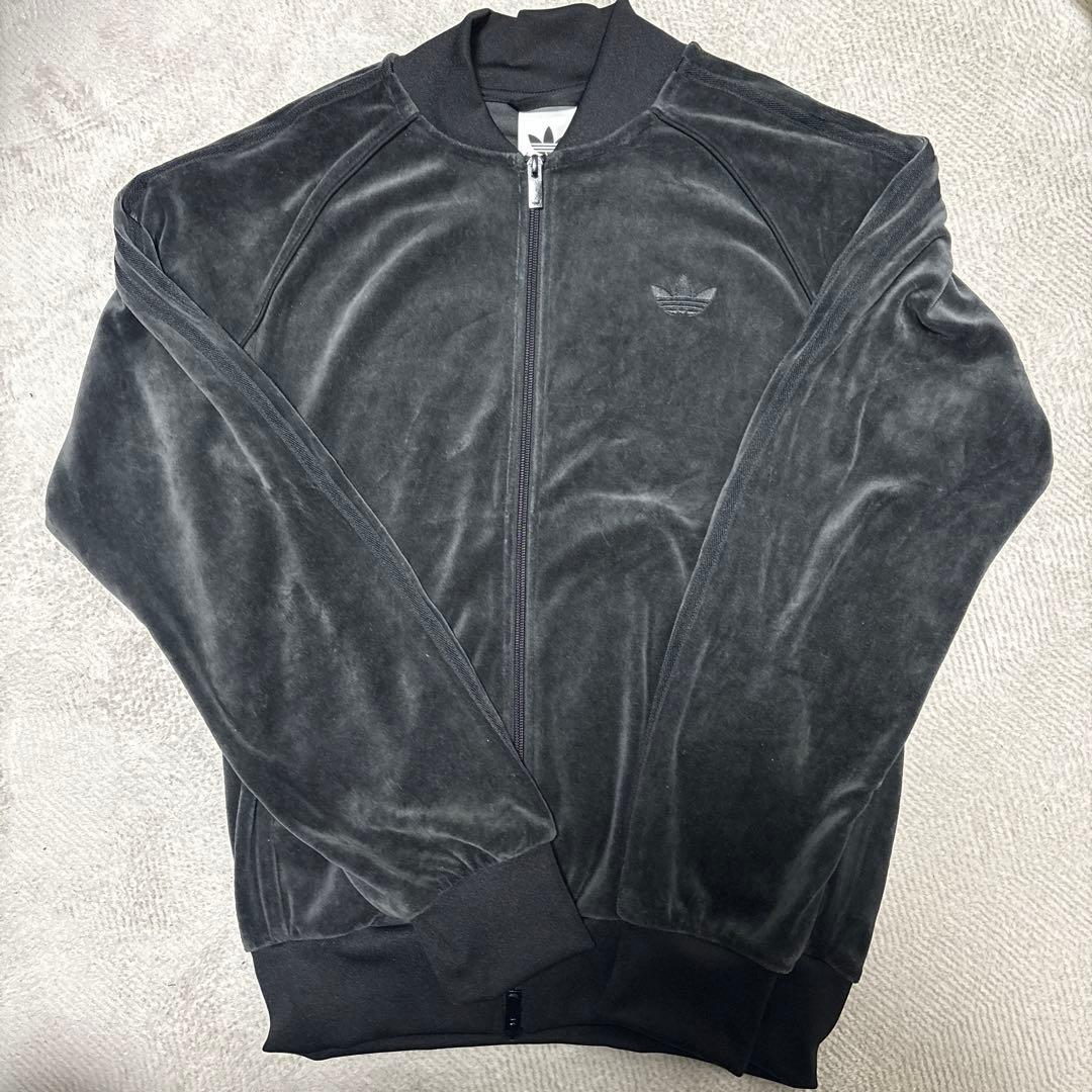 adidas ベロアジャケット size M