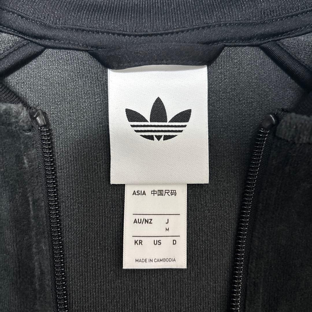 adidas ベロアジャケット size M