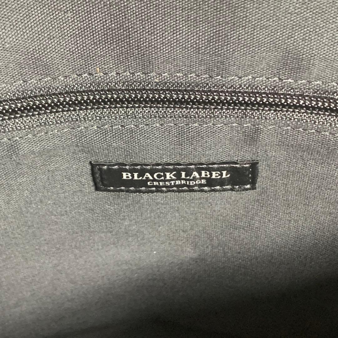 ブラックレーベルクレストブリッジ ノバチェック トートバッグ レザー