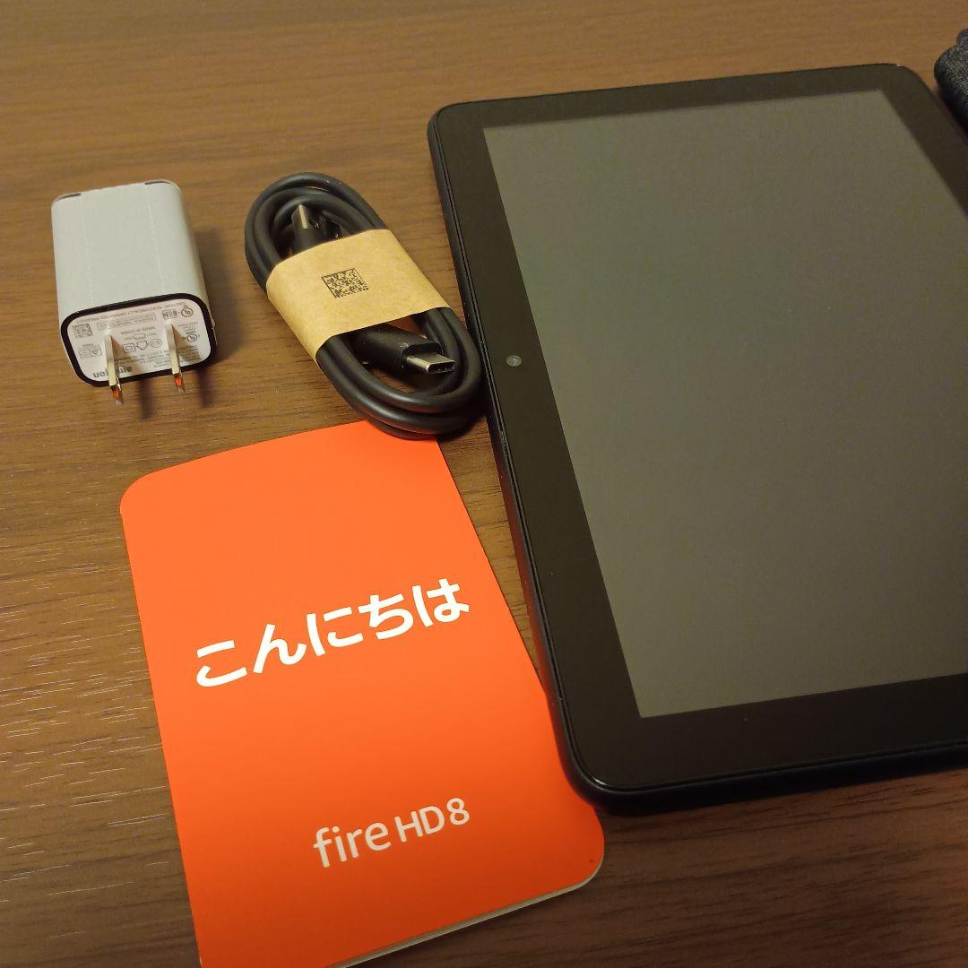 Amazon fire HD 8 第12世代タブレット 純正ケース付