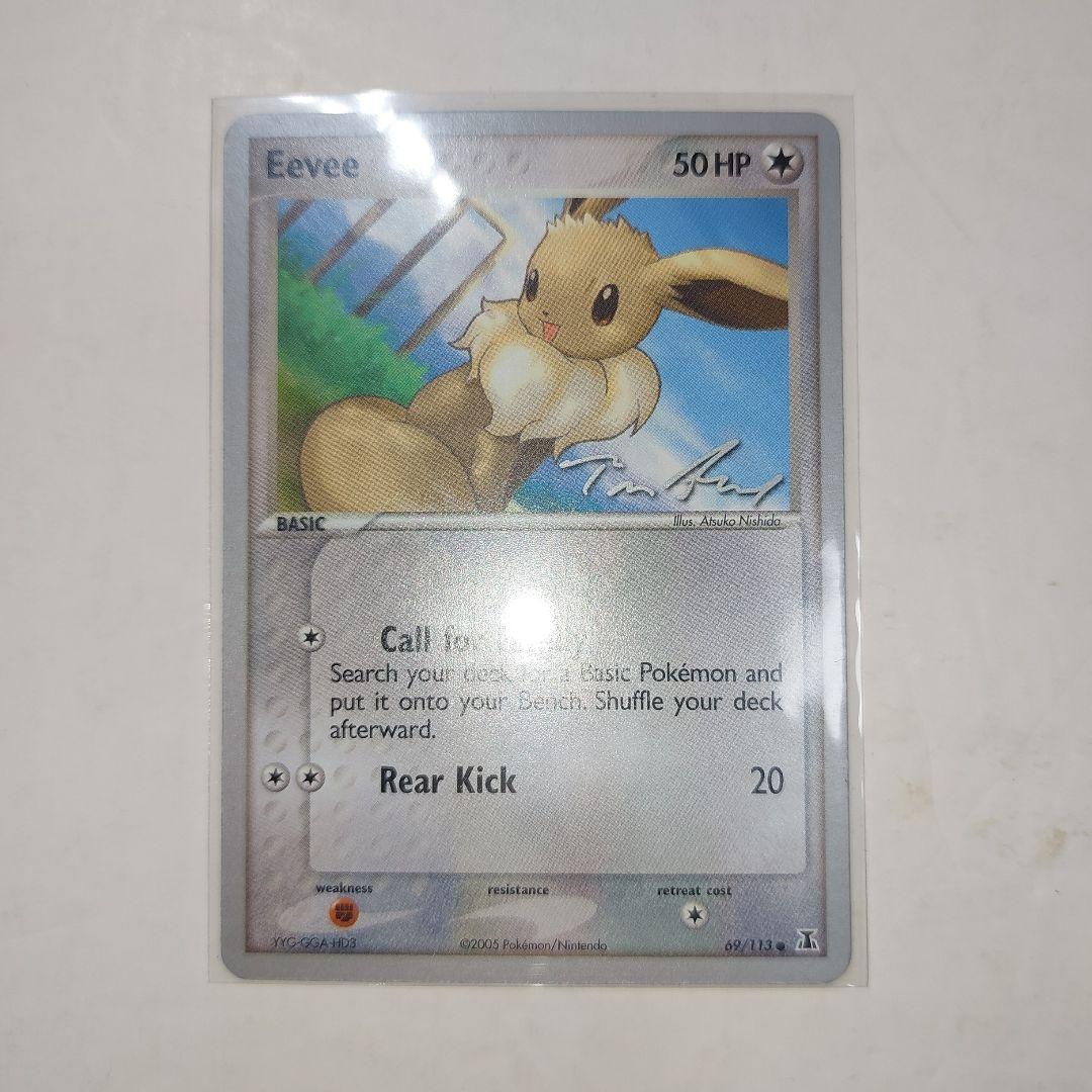 ポケモンカード　wcs2007 イーブイ　 デッキ　プロモ　サイン