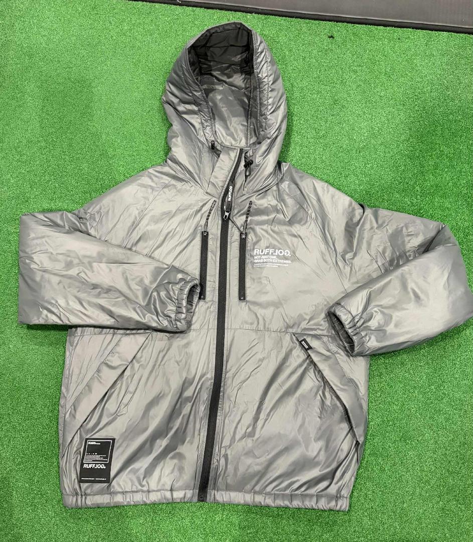 【新品】RUFFLOG LIGHT HOODIE JACKET グレー L