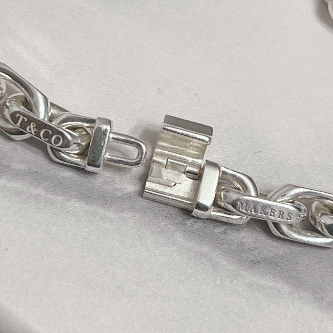 ティファニー ブレスレット メイカーズ ナロー SV925 750